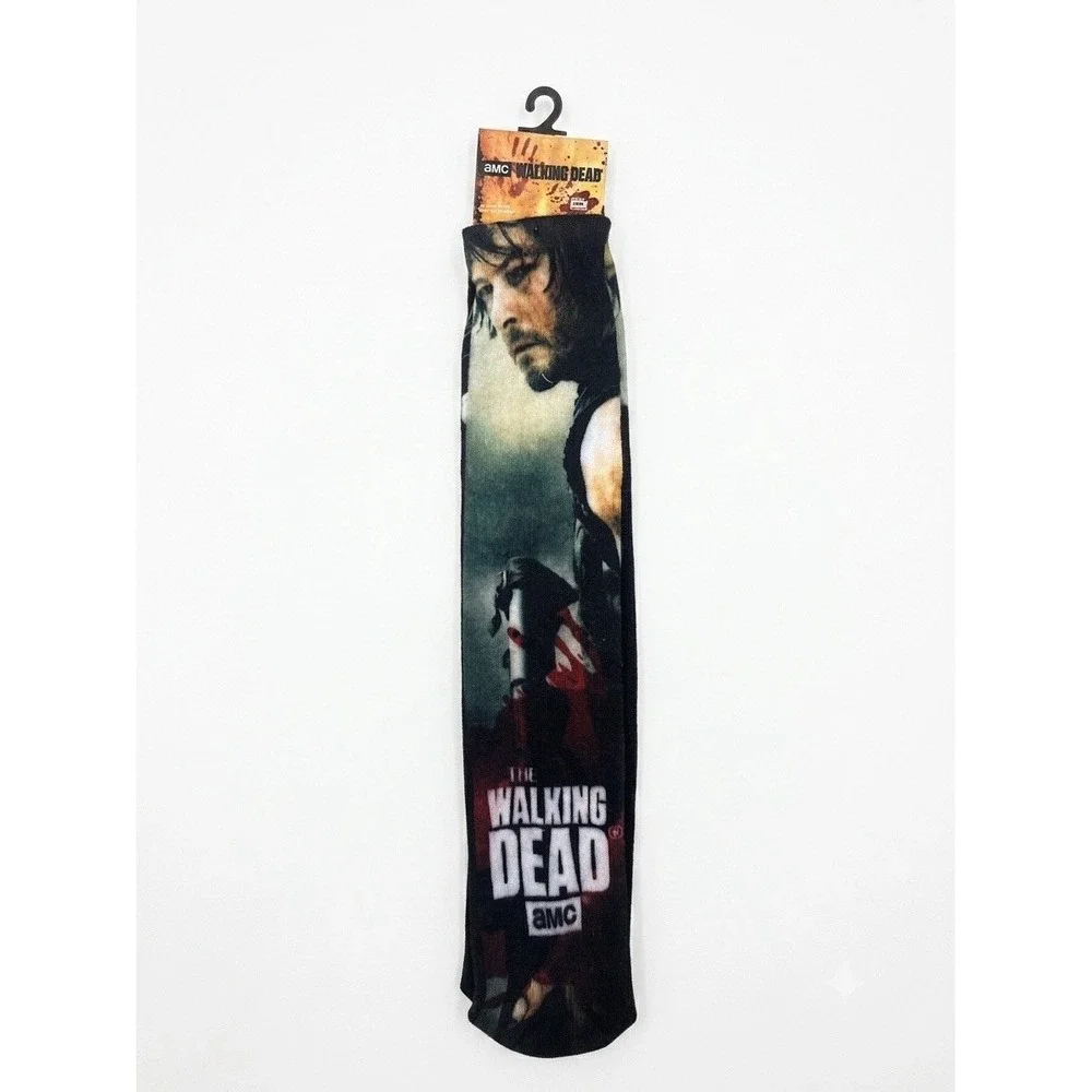 The Walking Dead Walker Socks 1 Pair One Size Fits Most AMC(2015)Daryl Dixon NWT
